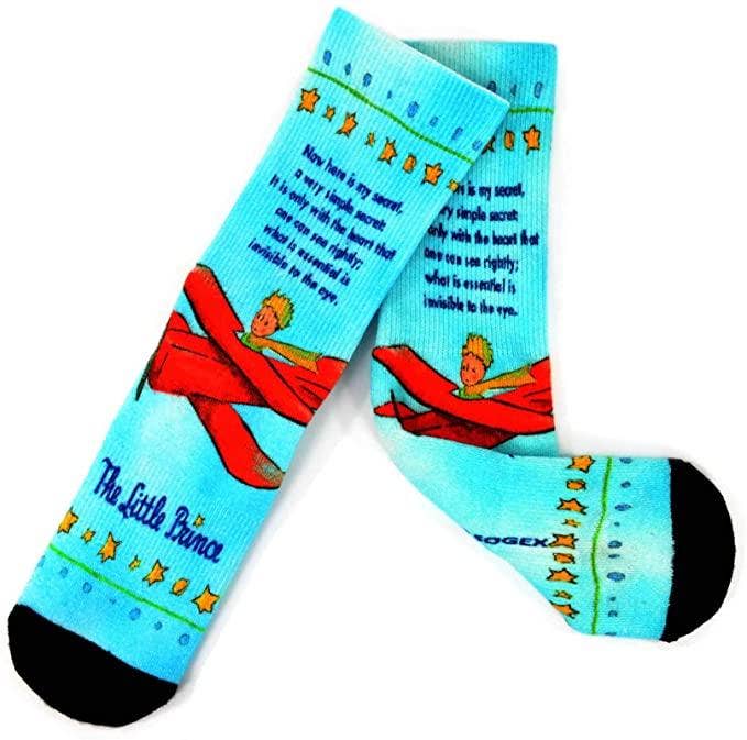 [The Little Prince] 360° Print Bamboo Women’s Crew Socks – 1 Pair