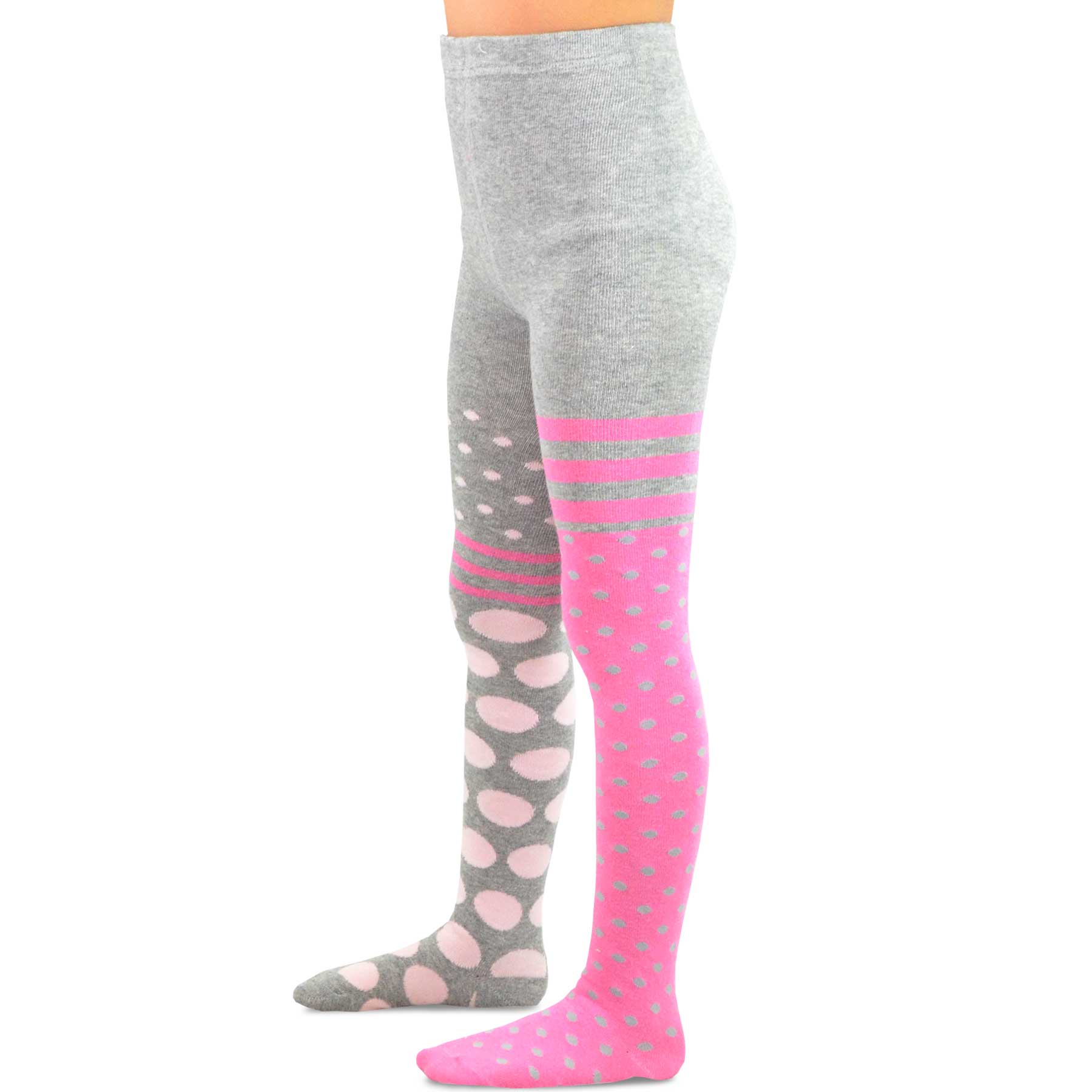 Kids Striped Girls Fashion Cotton Tights 3 Pair Pack