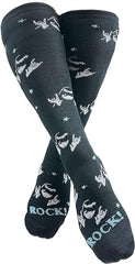 [Emily the Strange] Kids Rock & Star Knee-High Socks – 2 Pair Pack