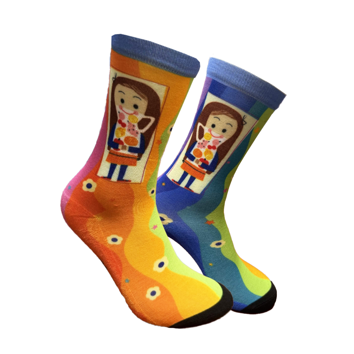 Mary Blair Juice Girl Pride Crew Sock