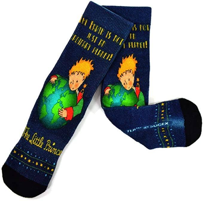 [The Little Prince] 360° Print Bamboo Women’s Crew Socks – 1 Pair