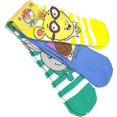 [PBS Kids Arthur] Arthur & Friends Kids Crew Socks – 3 Pair Pack