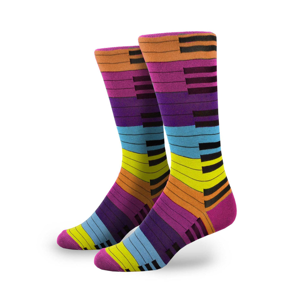 Men's Musical Pride Piano Socks