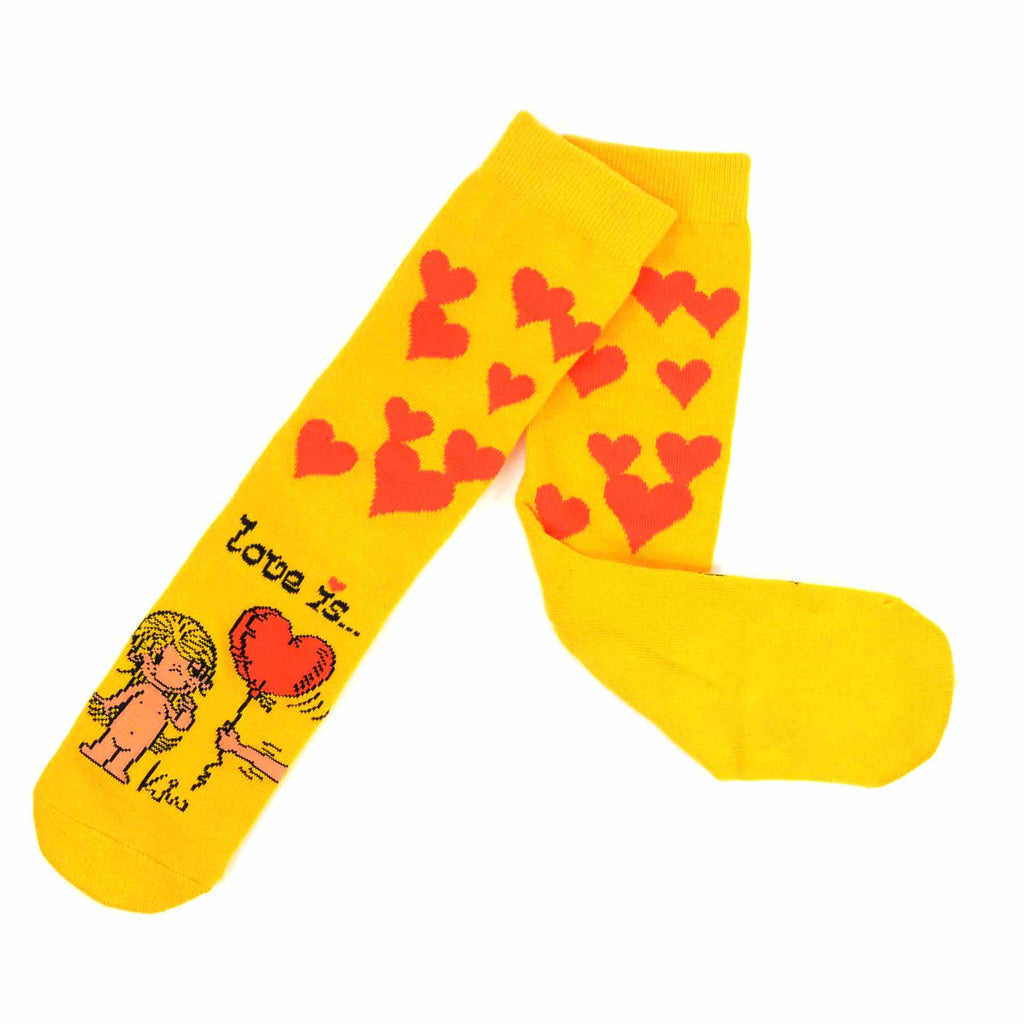 Love Is Magical....Knitted Cotton Crew Socks