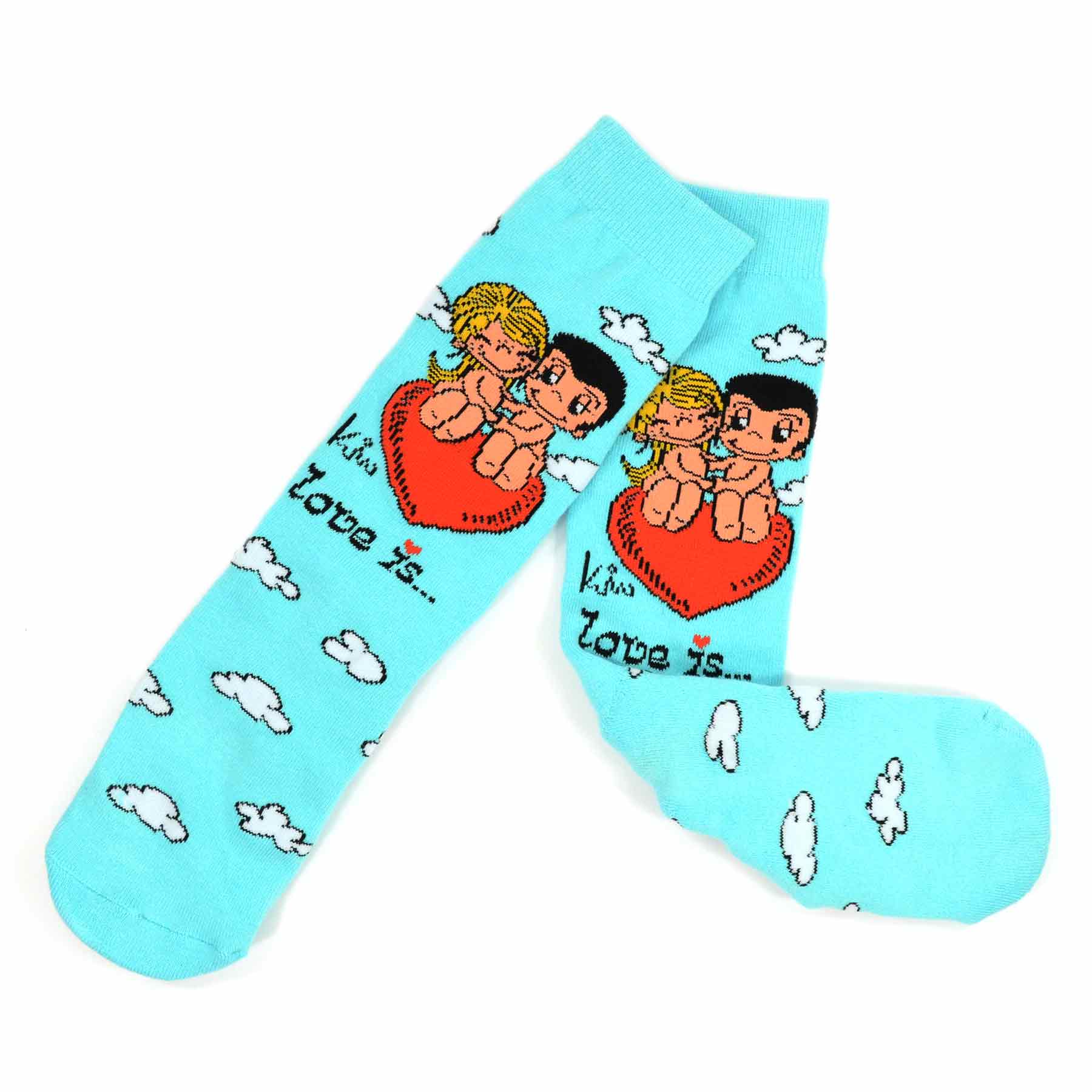 Love Is Watering Plans Together with Butterflies Green Knitted Cotton Crew Socks