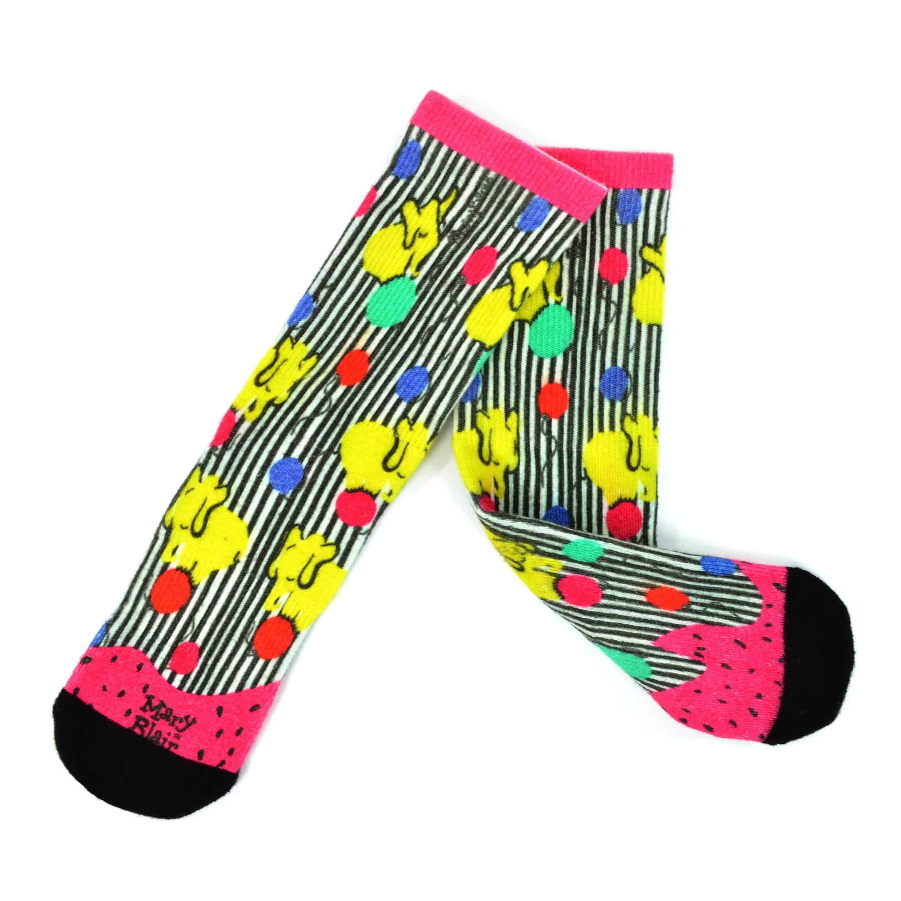 Mary Blair Fun Character Novelty Women Crew Printed Socks