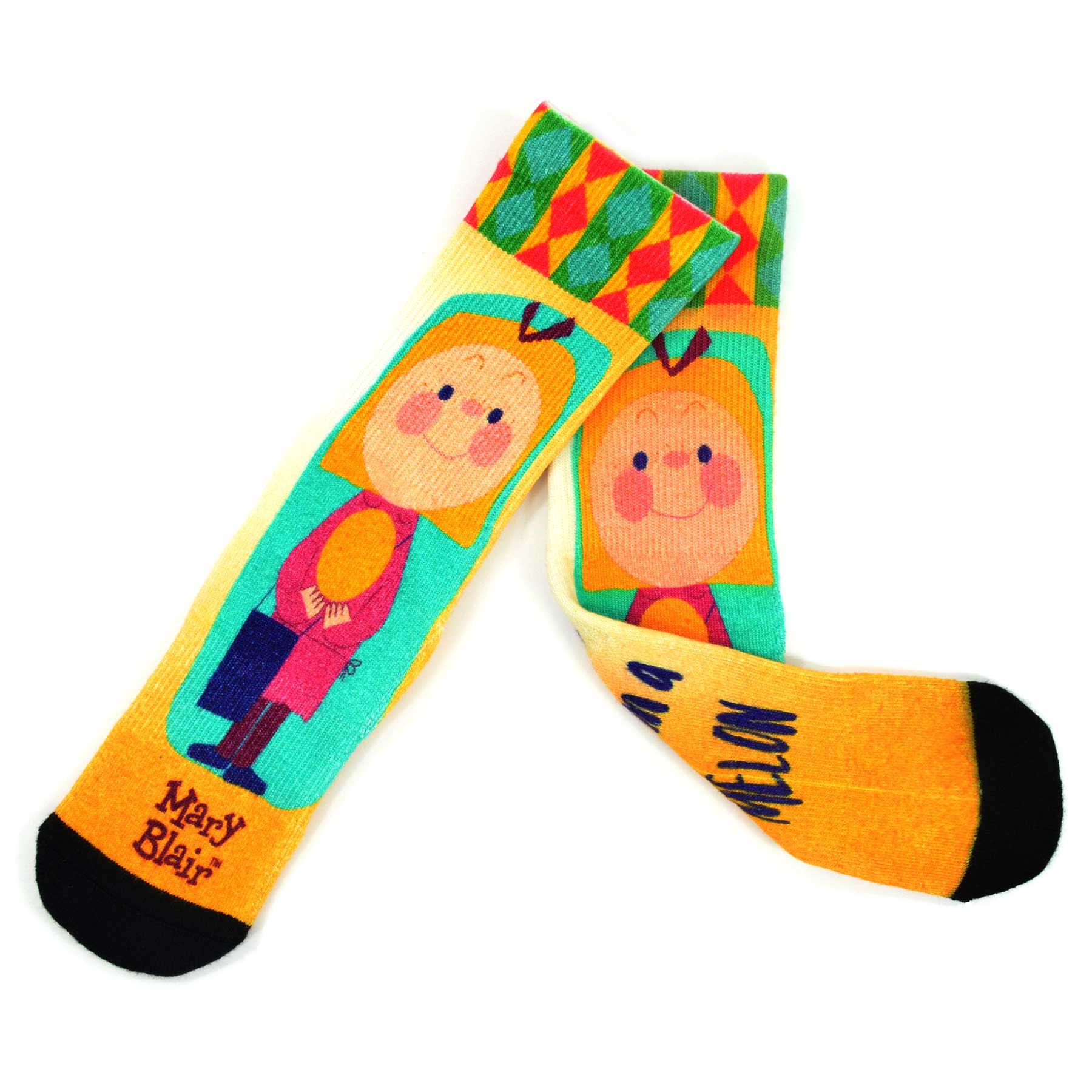 Mary Blair Classic Animation Novelty Women Crew Printed Socks