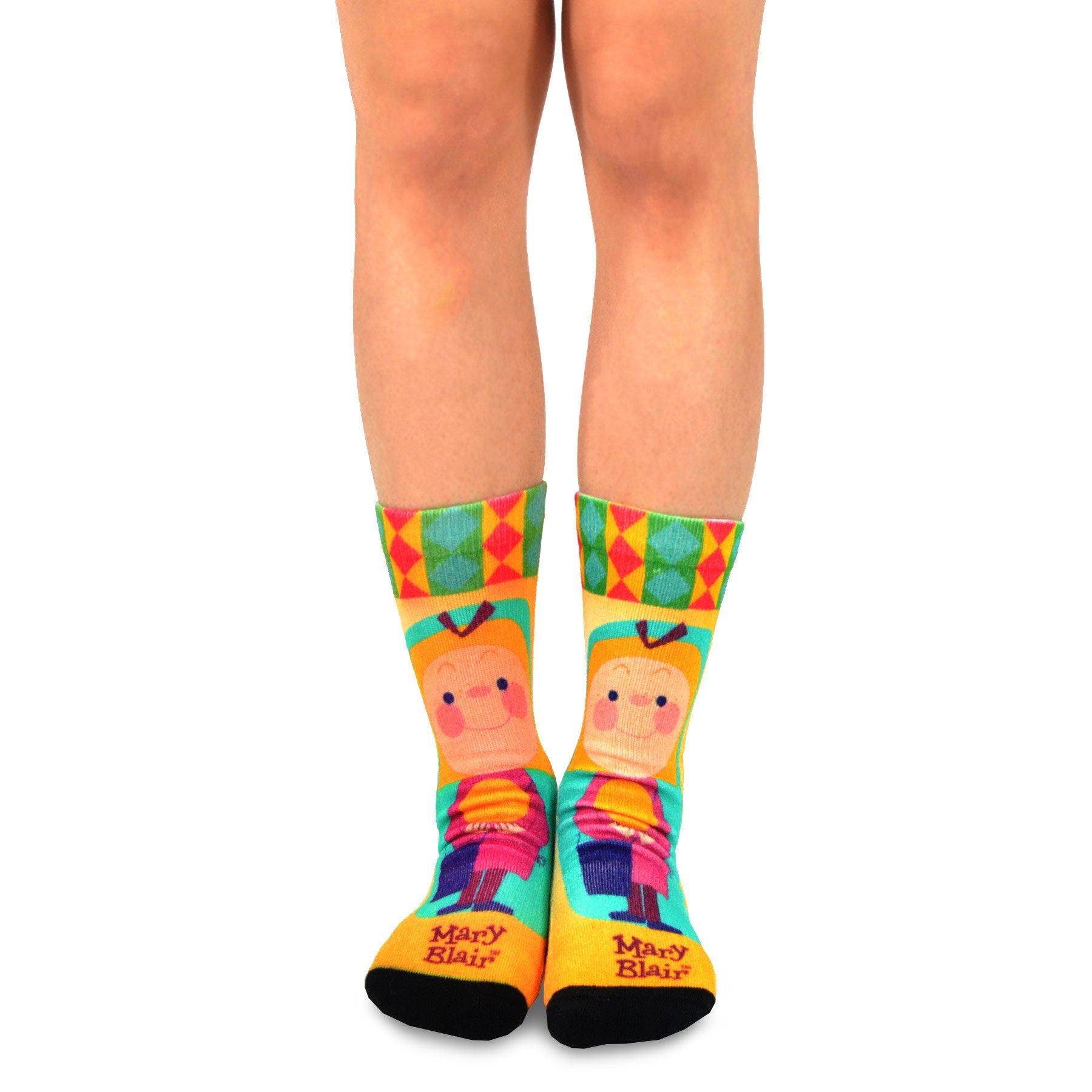 Mary Blair Classic Animation Novelty Women Crew Printed Socks