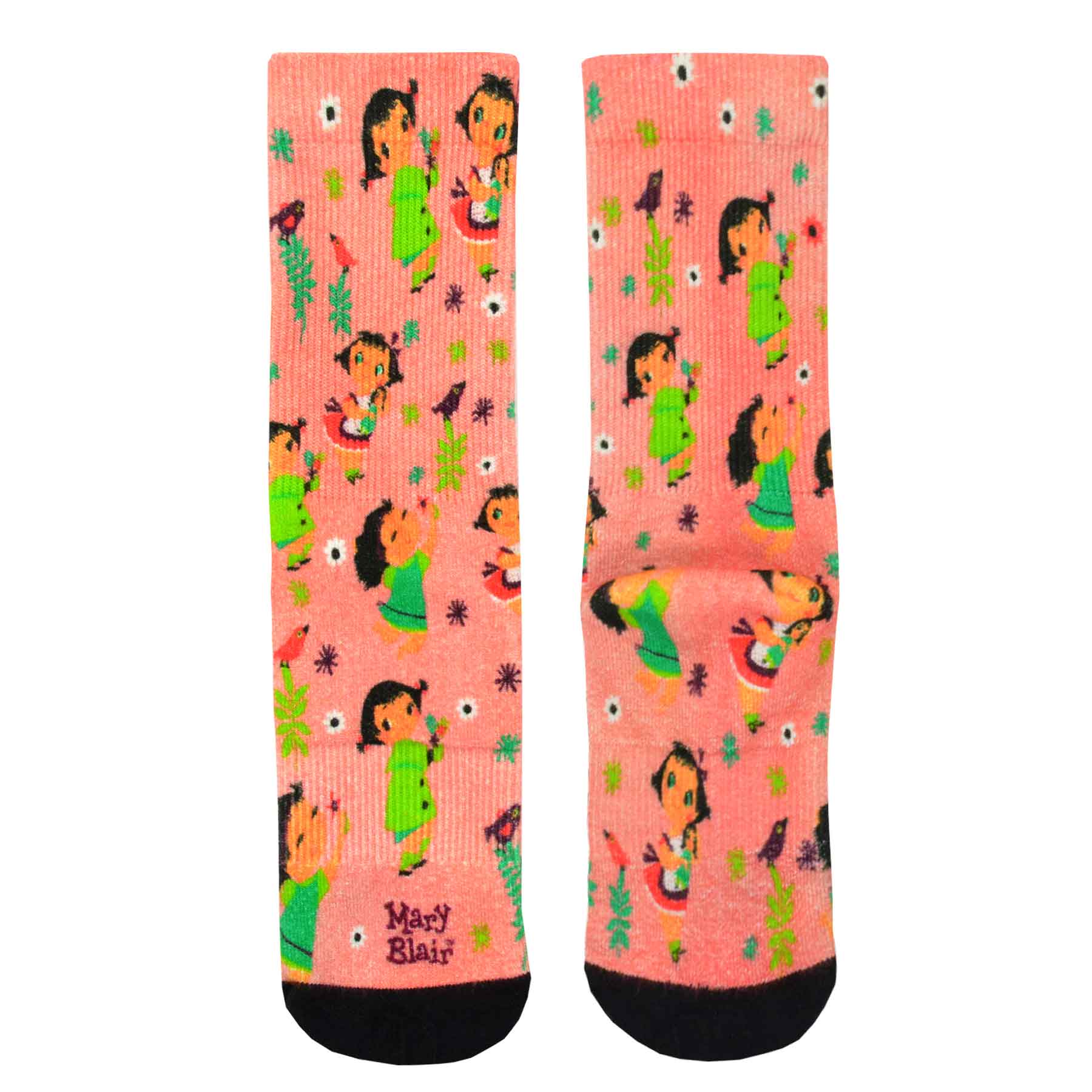 Mary Blair Classic Animation Novelty Women Crew Printed Socks