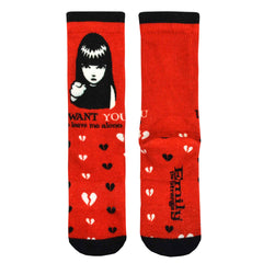 Emily the Strange Women Character Printed half Cushion Socks