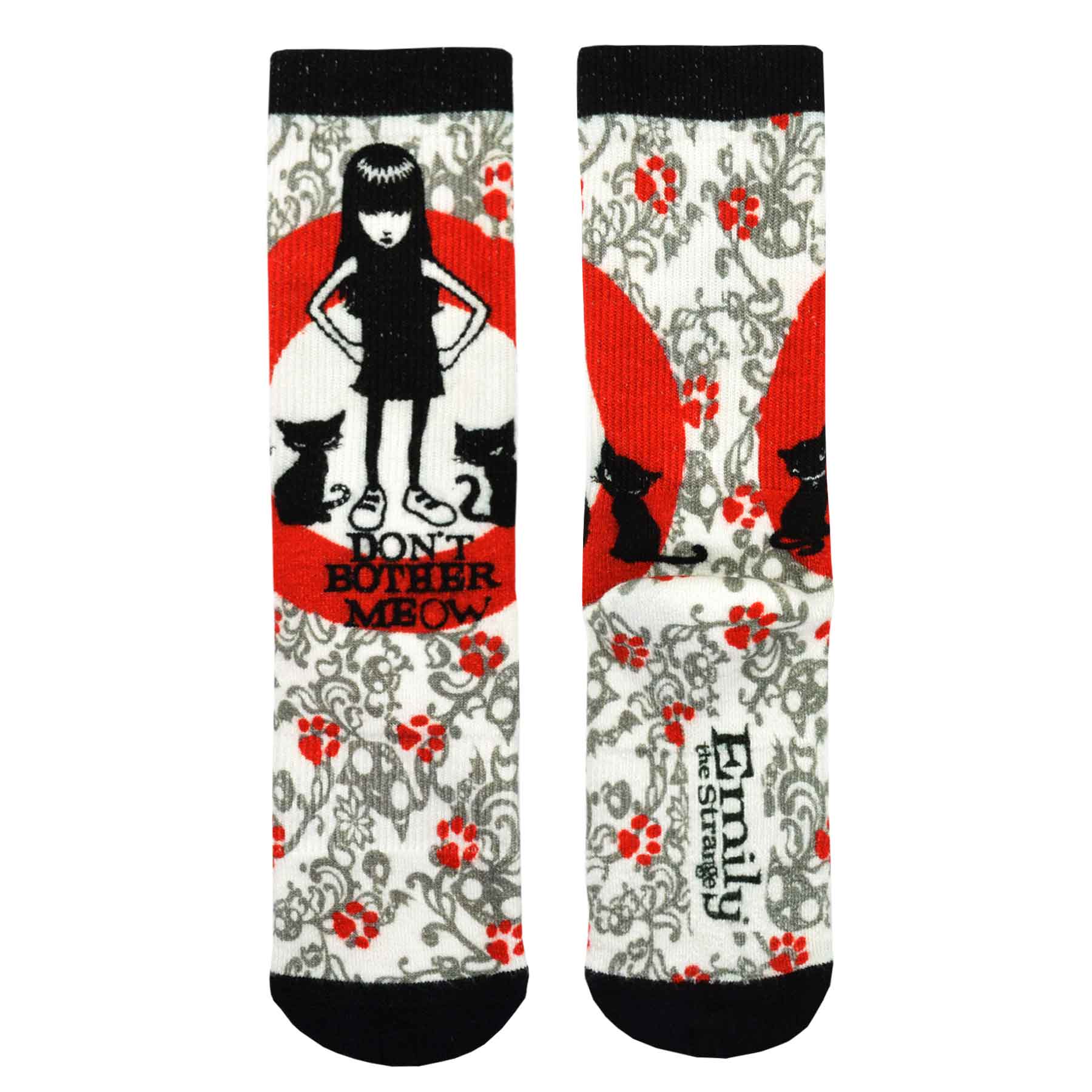 Emily the Strange Women Character Printed half Cushion Socks