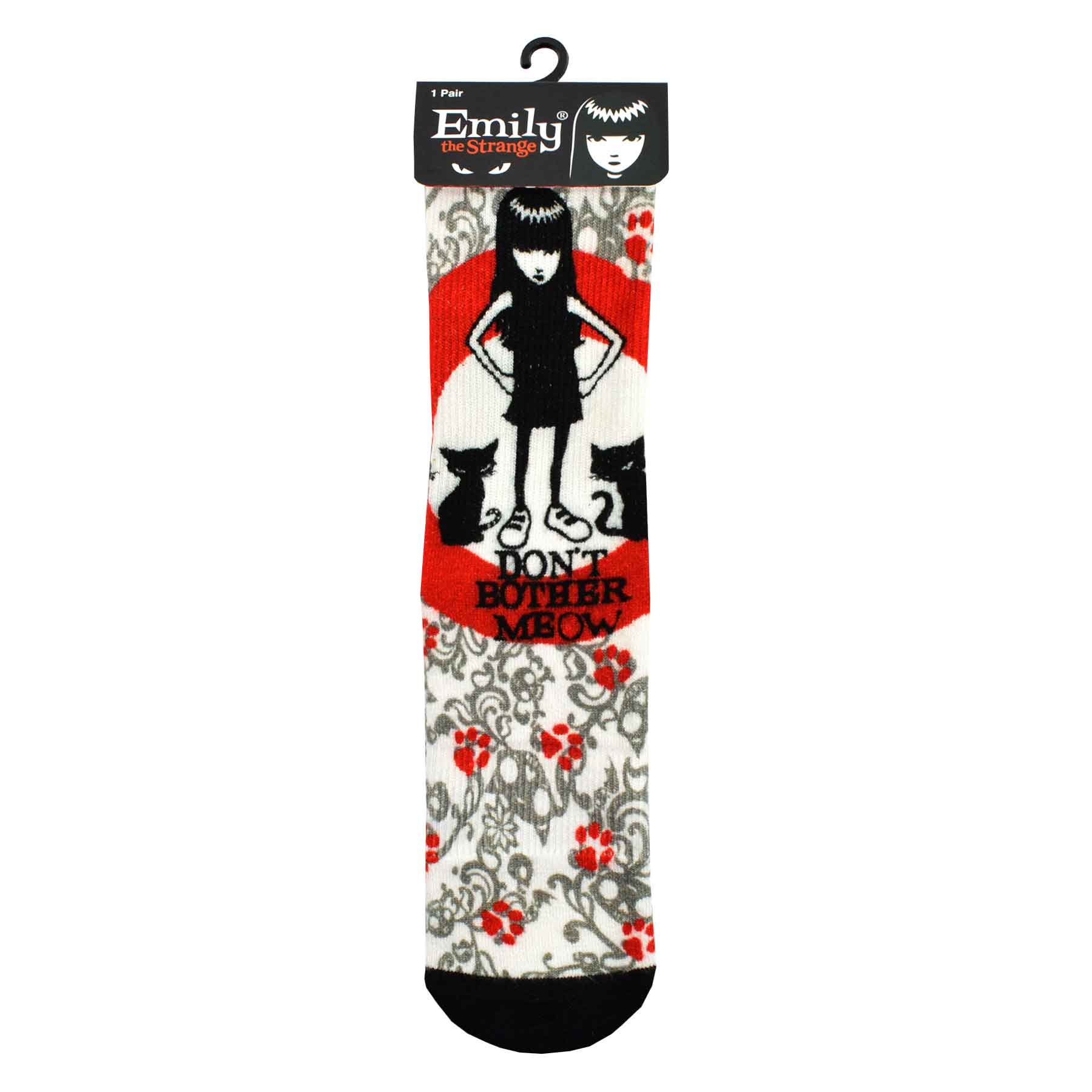 Emily the Strange Women Character Printed half Cushion Socks