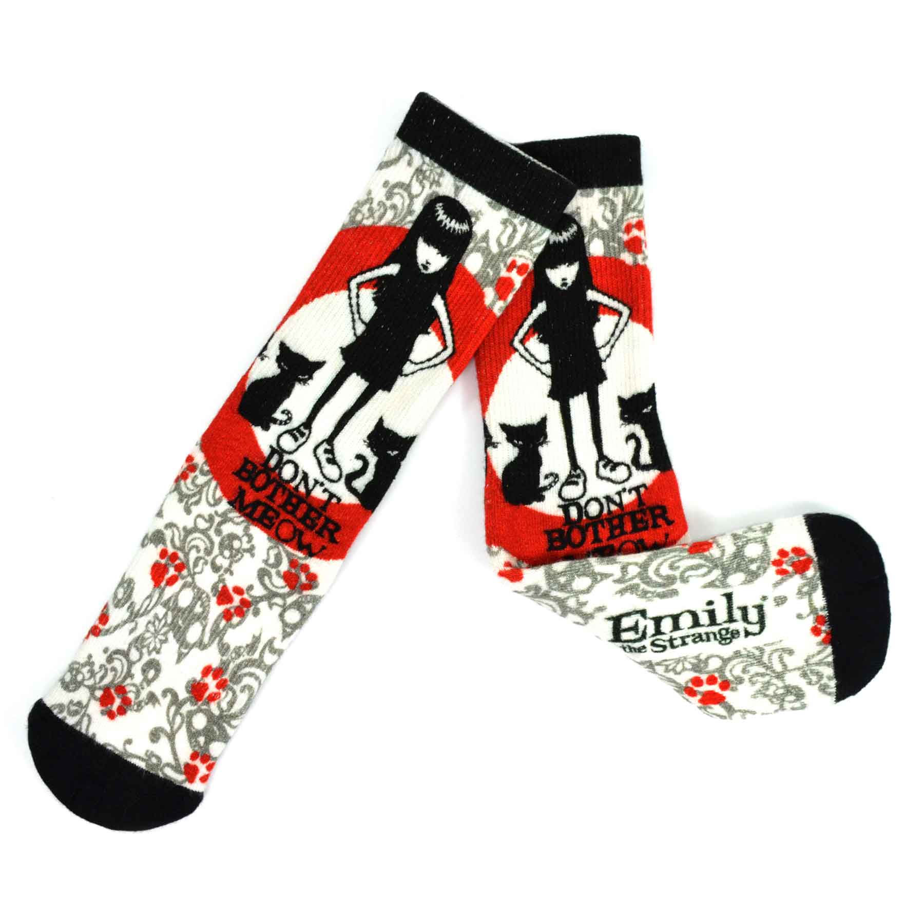 Emily the Strange Women Character Printed half Cushion Socks