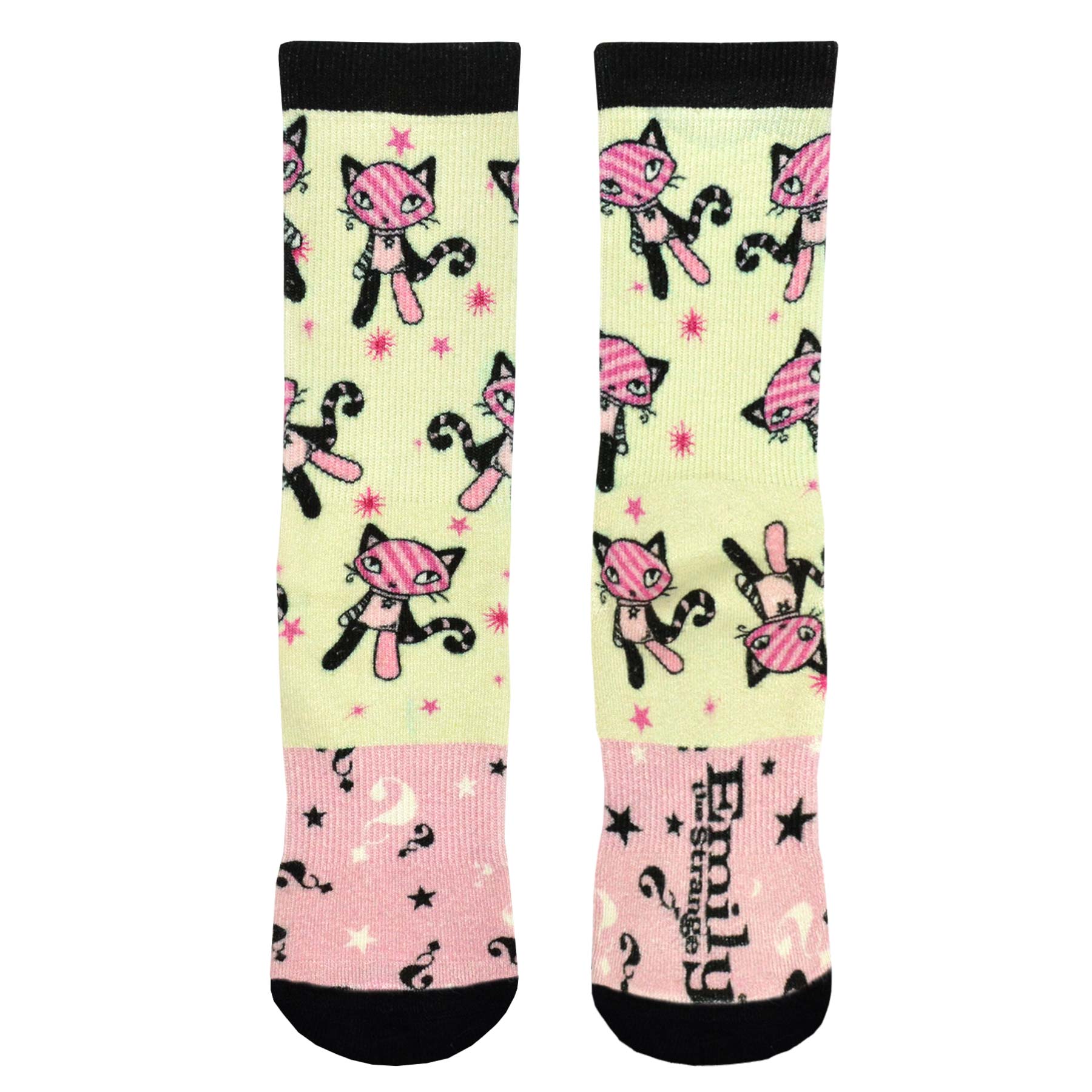 Emily the Strange Women Character Printed half Cushion Socks