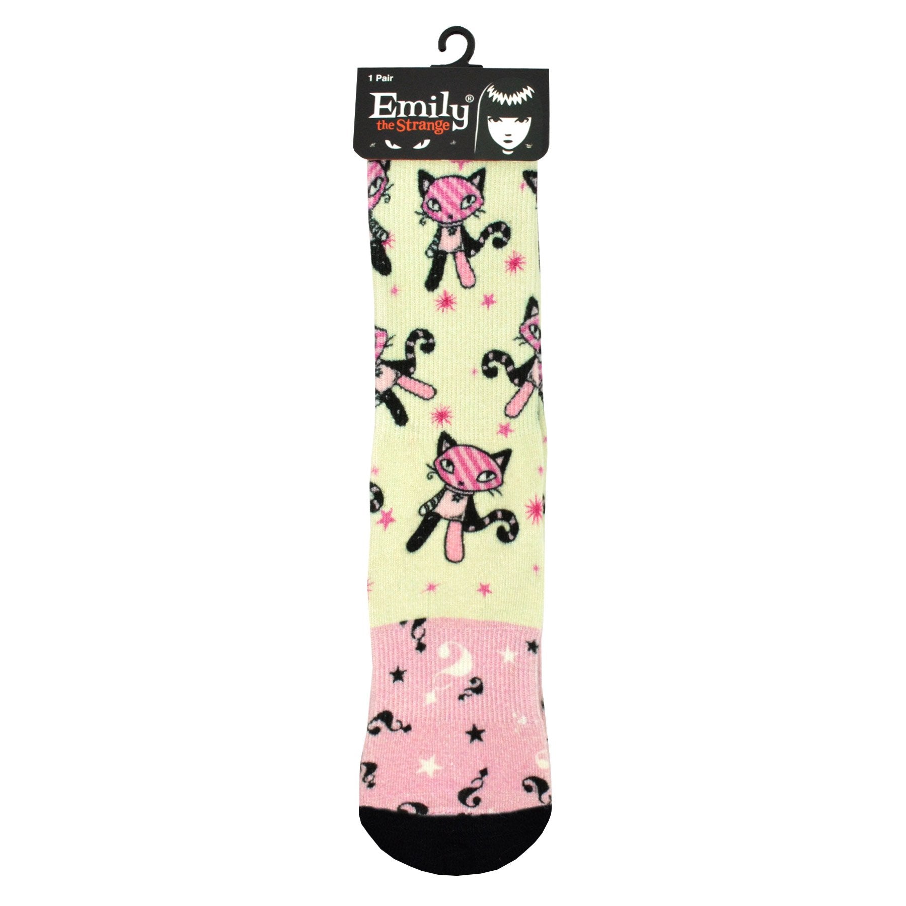Emily the Strange Women Character Printed half Cushion Socks
