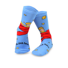 [The Little Prince] Fox, Rose & Airplane Kids Cotton Crew Socks – 3 Pair Pack