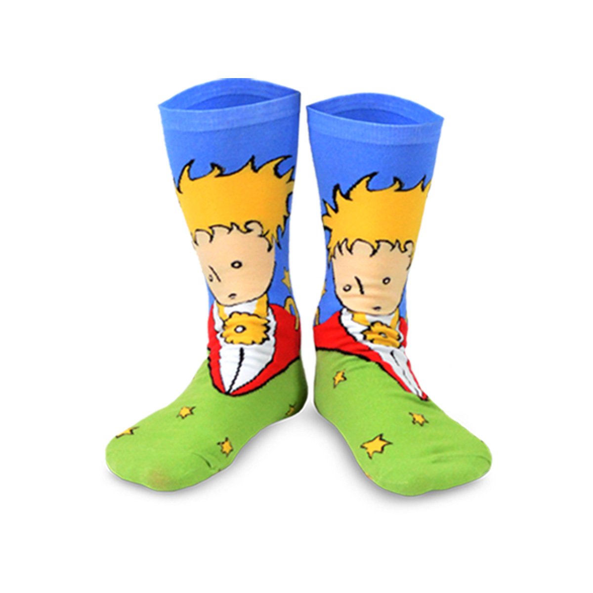 [The Little Prince] Fox, Rose & Airplane Kids Cotton Crew Socks – 3 Pair Pack