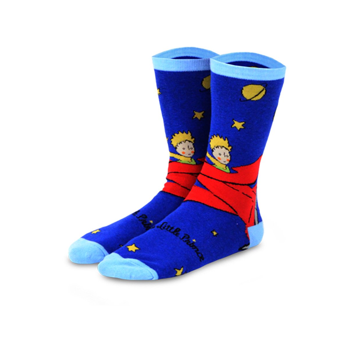 [The Little Prince] Fox, Rose & Airplane Kids Cotton Crew Socks – 3 Pair Pack