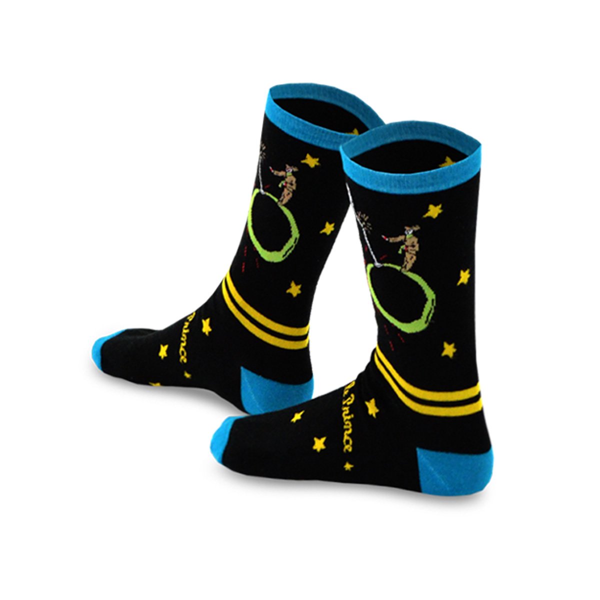 [The Little Prince] Fox, Rose & Airplane Kids Cotton Crew Socks – 3 Pair Pack