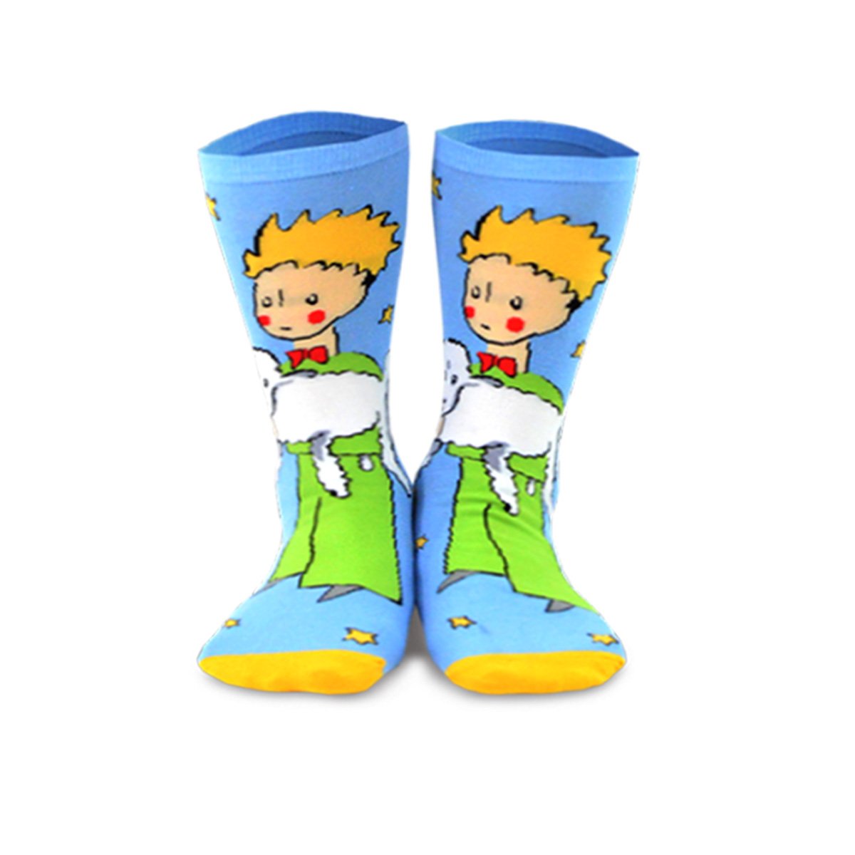 [The Little Prince] Fox, Rose & Airplane Kids Cotton Crew Socks – 3 Pair Pack