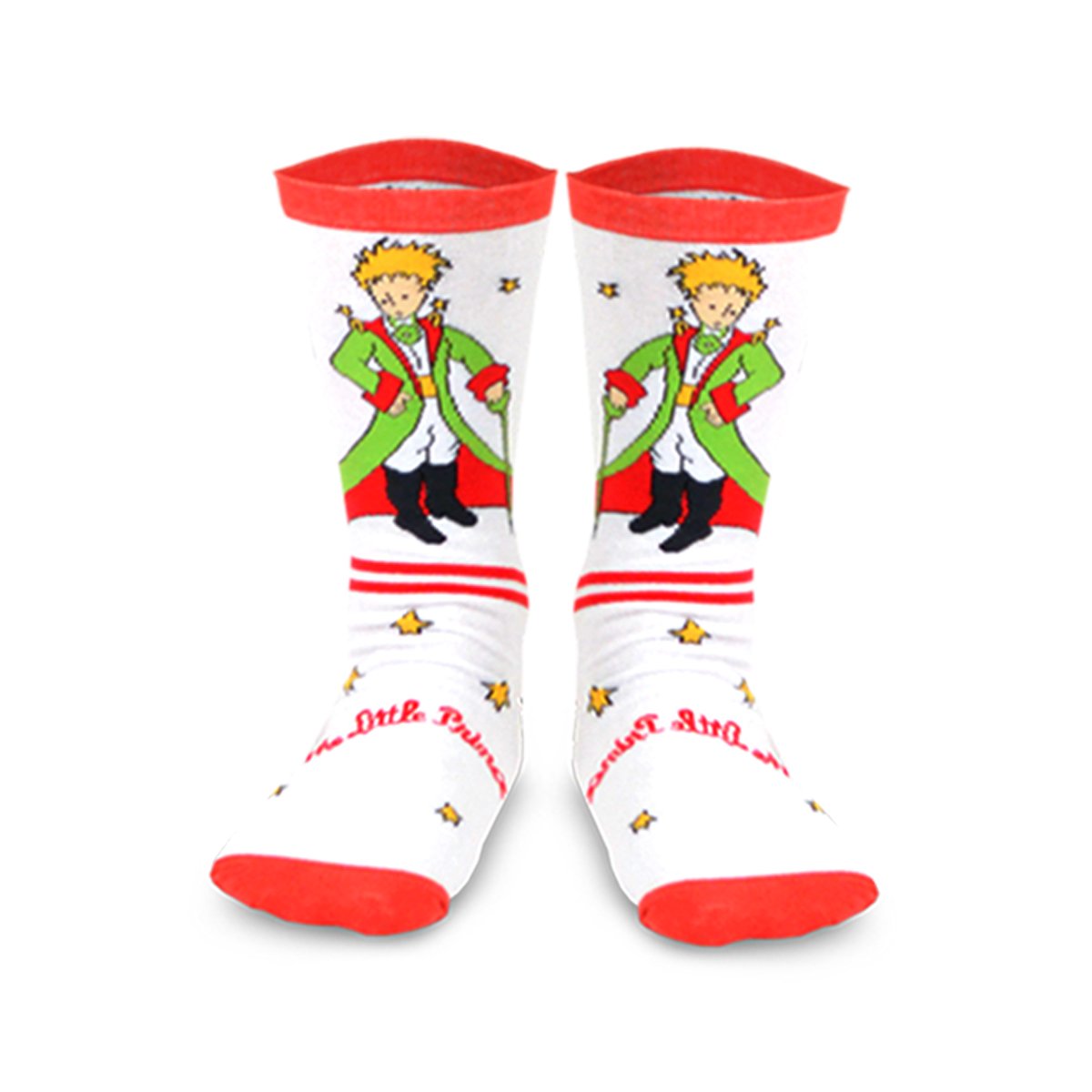 [The Little Prince] Fox, Rose & Airplane Kids Cotton Crew Socks – 3 Pair Pack