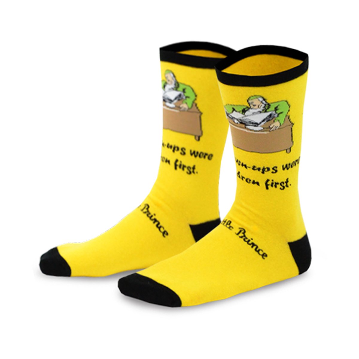 [The Little Prince] Fox, Rose & Airplane Kids Cotton Crew Socks – 3 Pair Pack