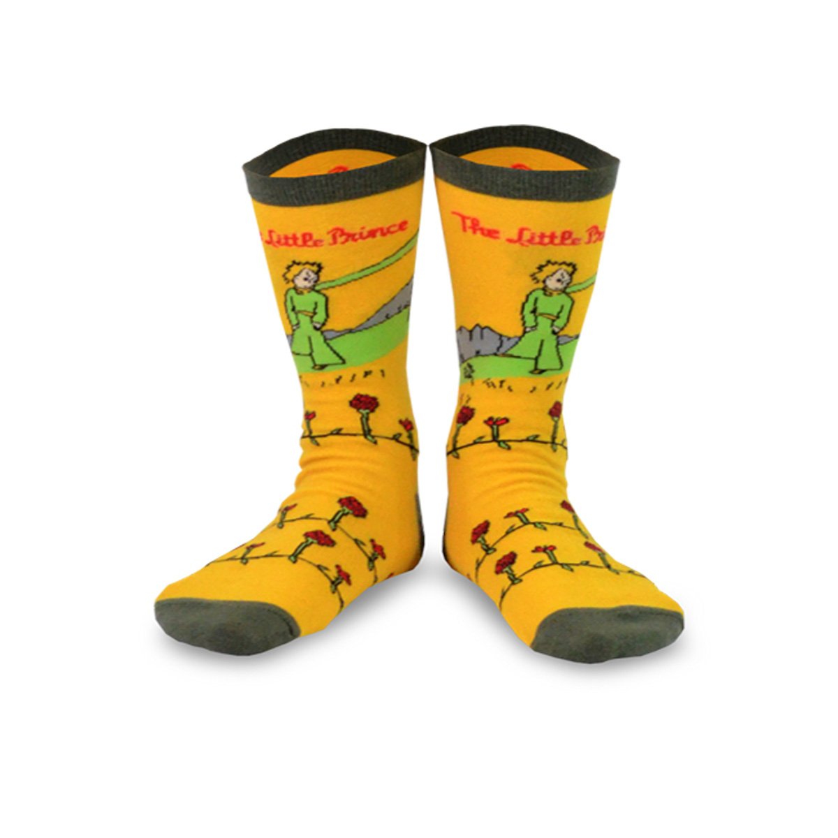 [The Little Prince] Rose, Fox & Adventure Kids Cotton Crew Socks – 3 Pair Pack