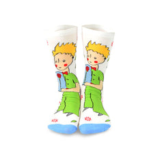 [The Little Prince] Rose, Fox & Adventure Kids Cotton Crew Socks – 3 Pair Pack