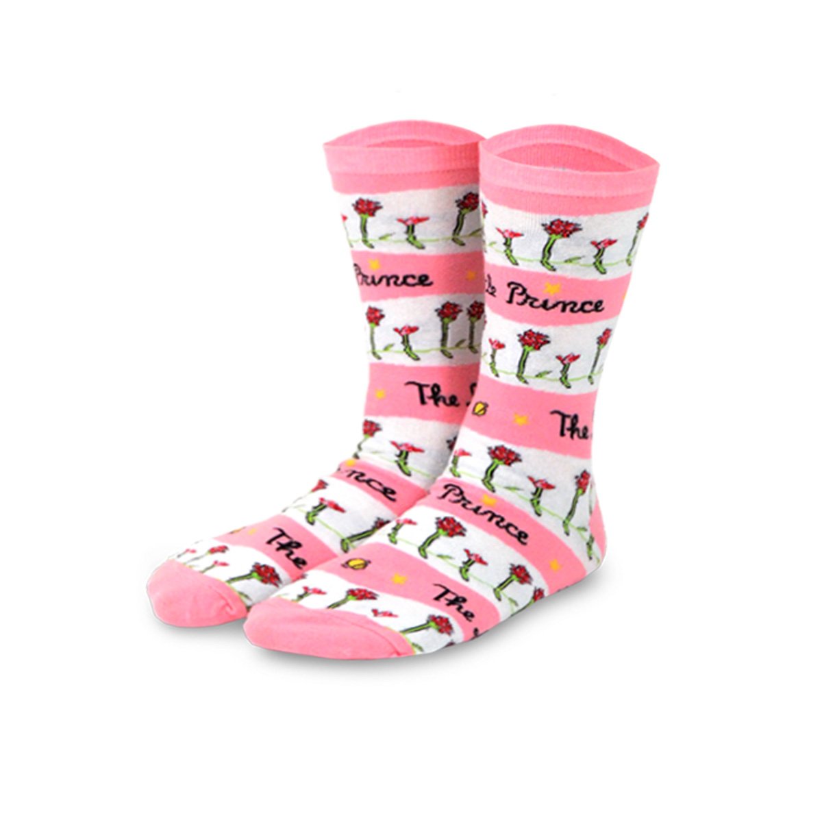 [The Little Prince] Rose, Fox & Adventure Kids Cotton Crew Socks – 3 Pair Pack