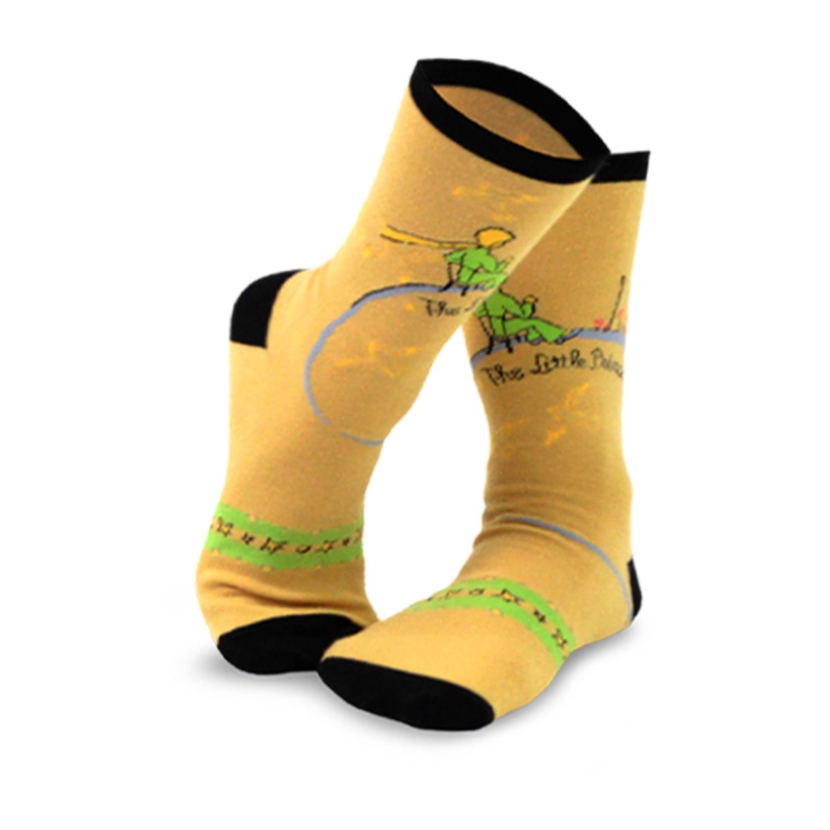 [The Little Prince] Rose, Fox & Adventure Kids Cotton Crew Socks – 3 Pair Pack