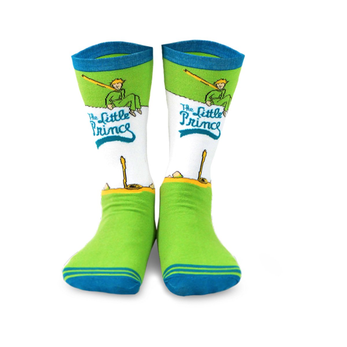 [The Little Prince] Rose, Fox & Adventure Kids Cotton Crew Socks – 3 Pair Pack