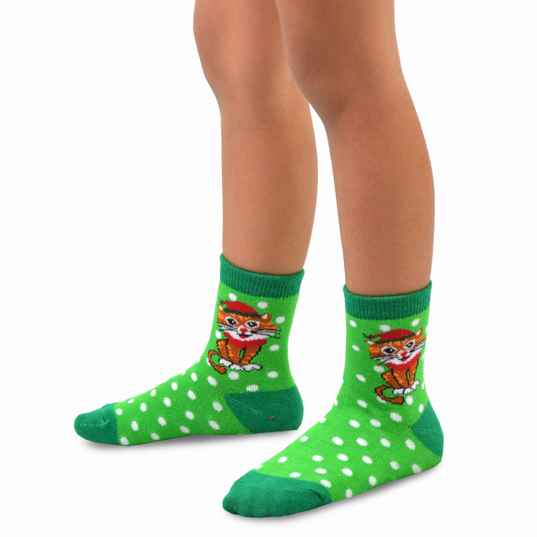 Christmas Kids 4 Pack Cotton Crew Holiday Dog Christmas Socks