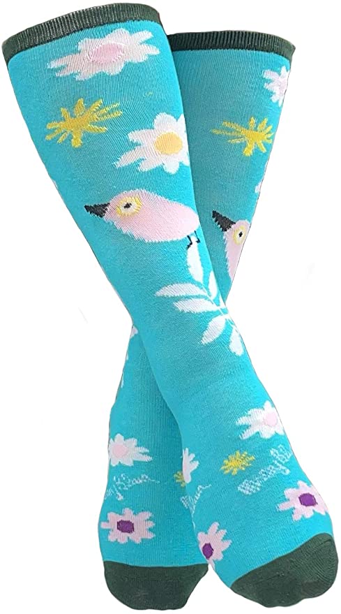 Mary Blair Cute Fun Artistic and Colorful Knee Hi Socks - 2 Pair
