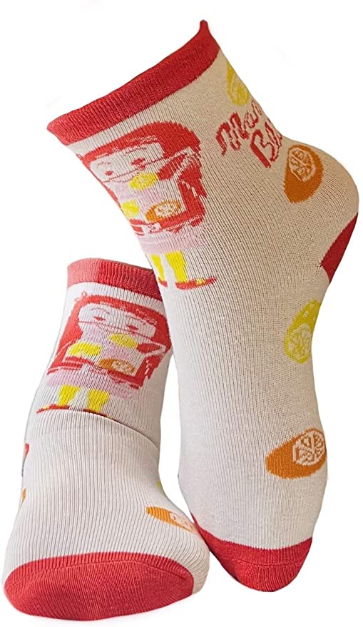 Mary Blair Kids' Girls Fun Cotton 3-Pair Novelty Kids Cotton Crew Socks