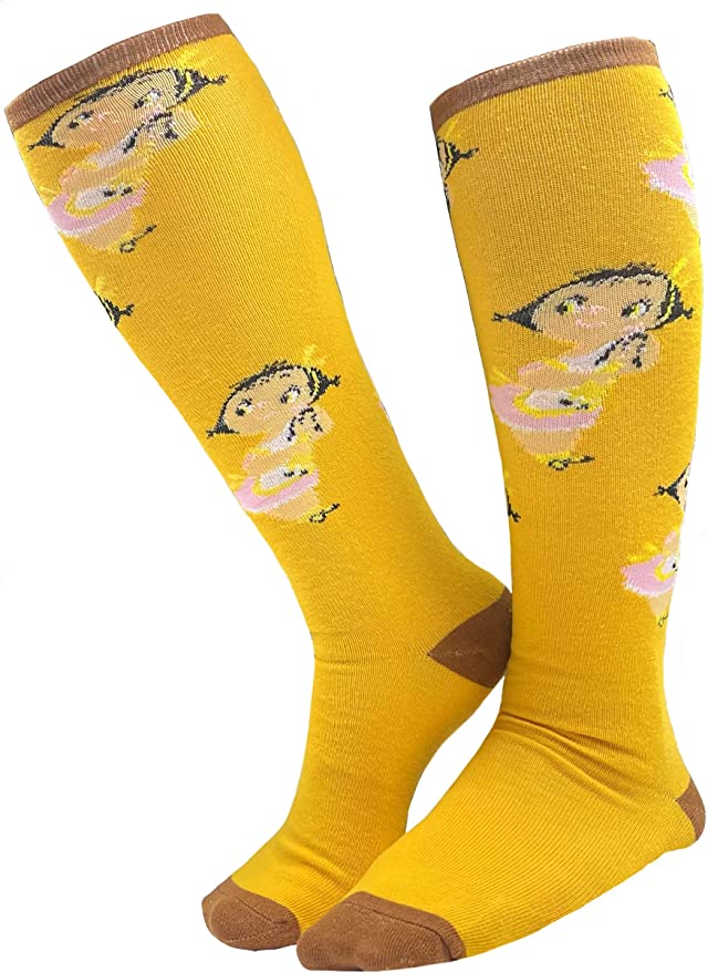 Mary Blair Cute Fun Artistic and Colorful Knee Hi Socks - 2 Pair