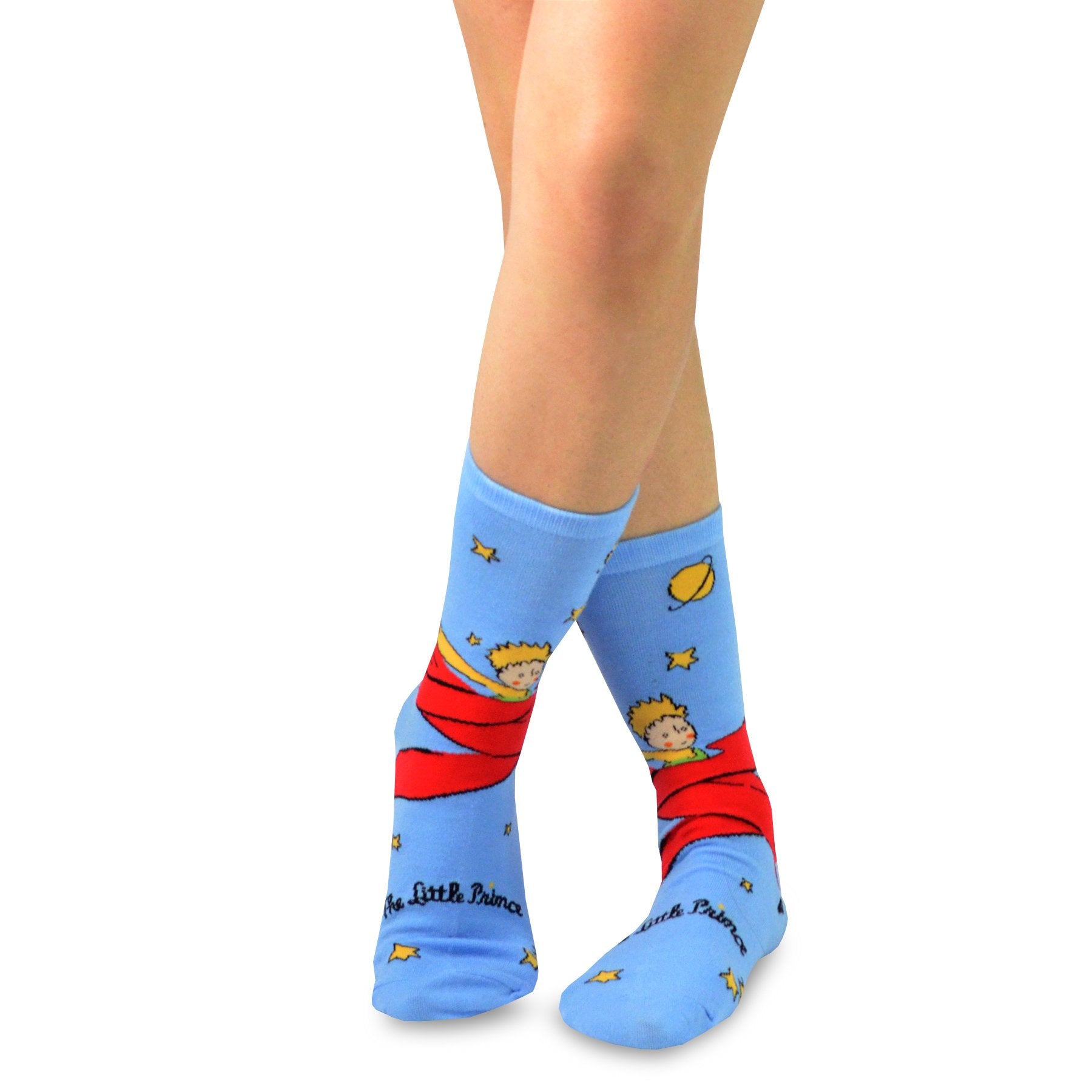 [The Little Prince] Space Boy Classic Book Crew Socks – 12 Pair Gift Box