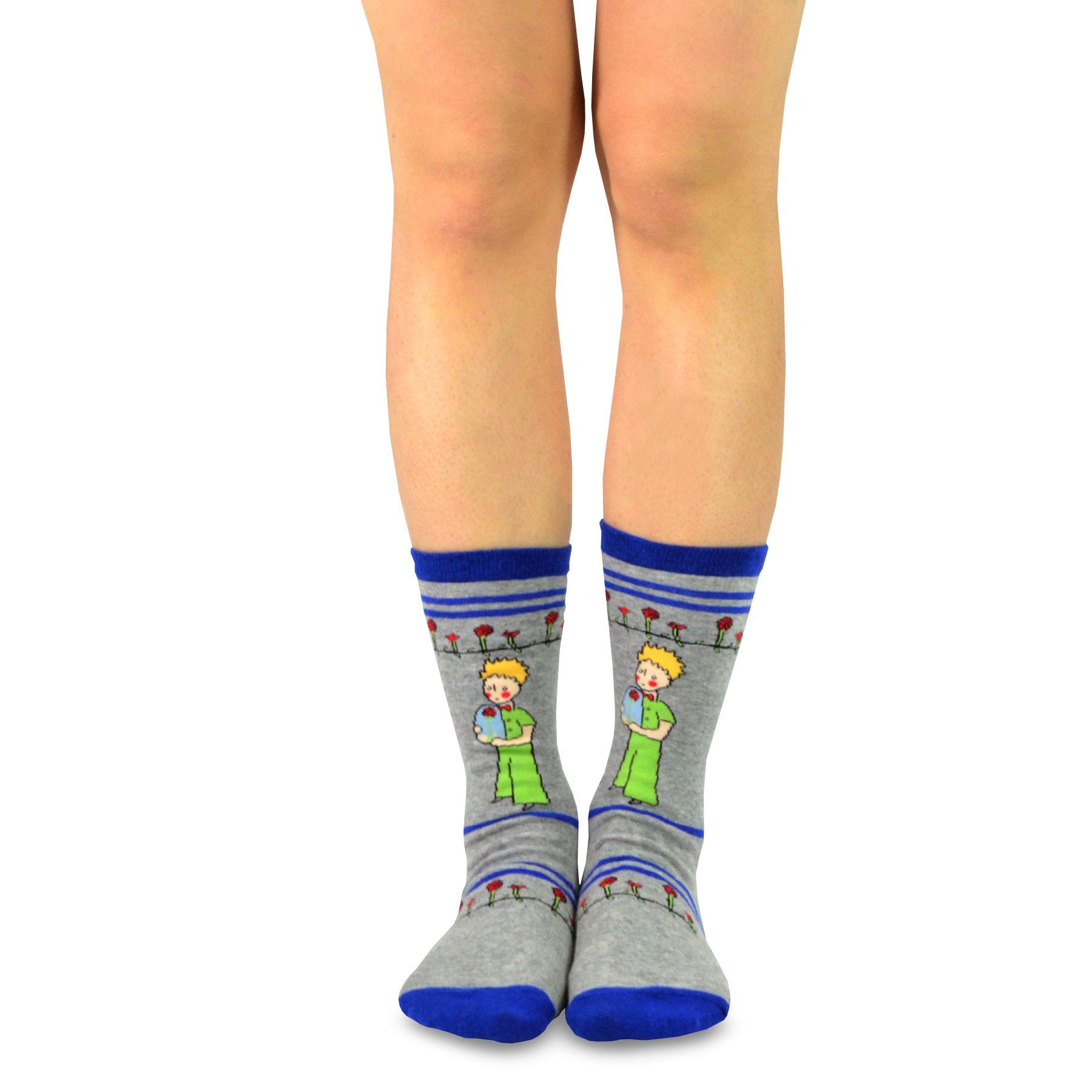 [The Little Prince] Space Boy Classic Book Crew Socks – 12 Pair Gift Box