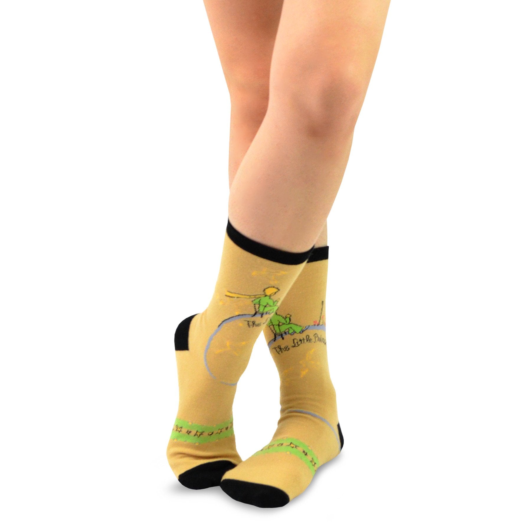 [The Little Prince] Rose Classic Book Crew Socks – 12 Pair Gift Box