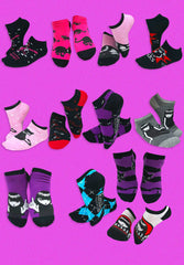 Emily the Strange Kitty Cat No Show Box Set - 12 Pair ( Adult Size )